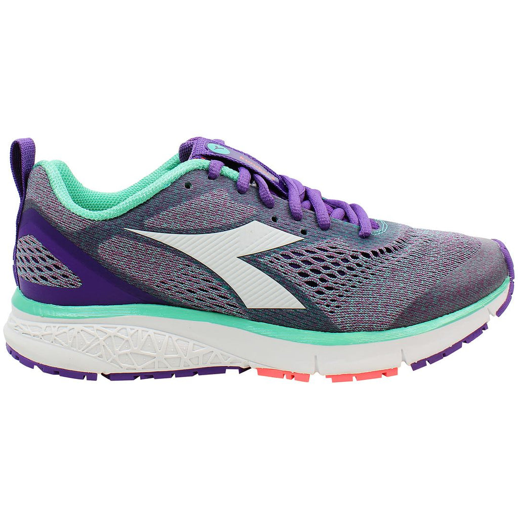 Diadora Kuruka 2 Womens Grey/Purple Running Shoes