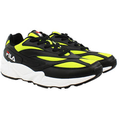 Fila V94M Low Mens Black/Lime Trainers