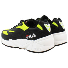 Fila V94M Low Mens Black/Lime Trainers