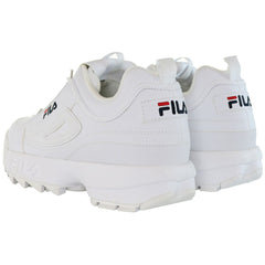 Mens white fila disruptor best sale