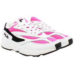 Fila V94M Low Womens White/Pink Trainers