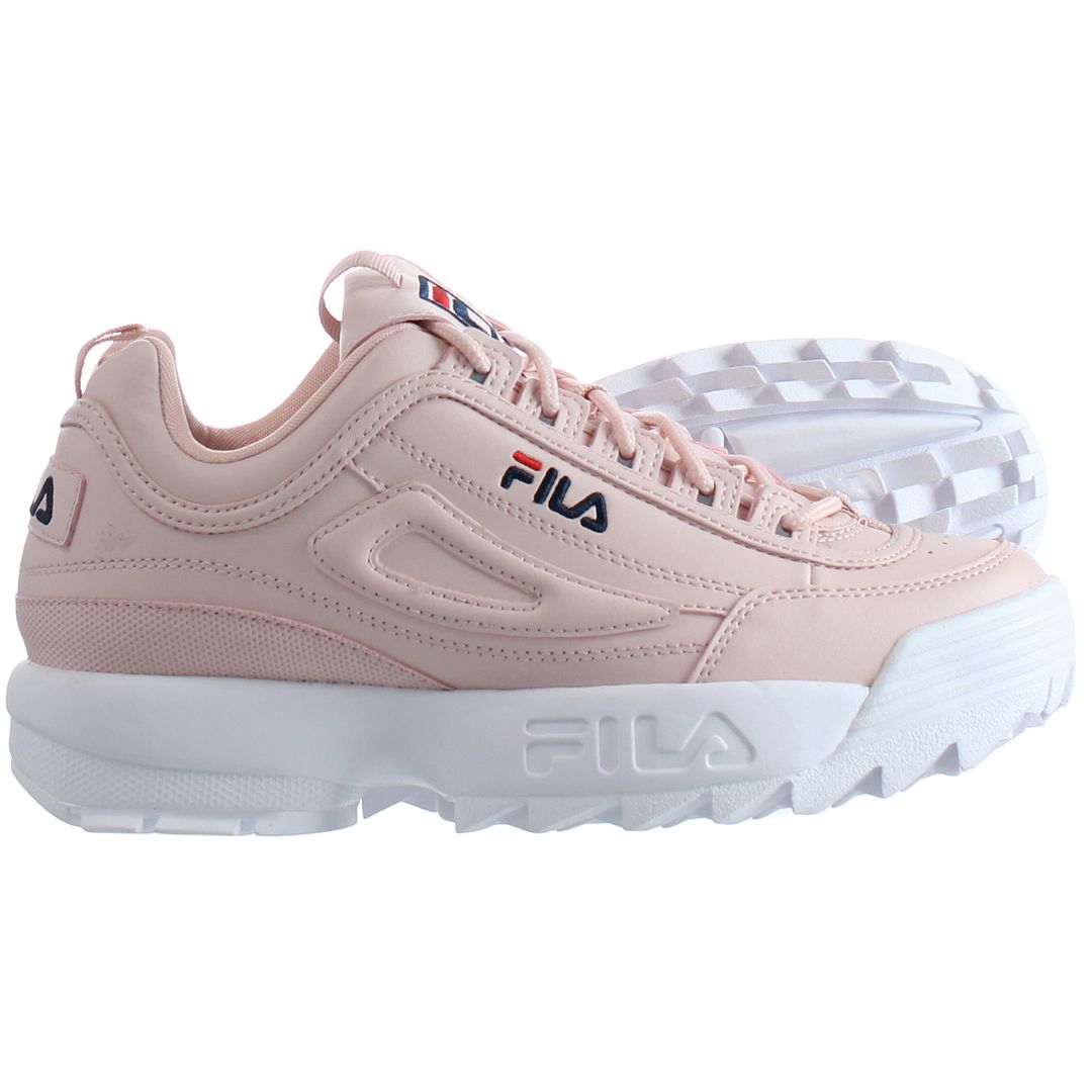 Pink patent fila disruptor best sale