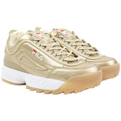 Fila Disruptor Womens Gold Trainers