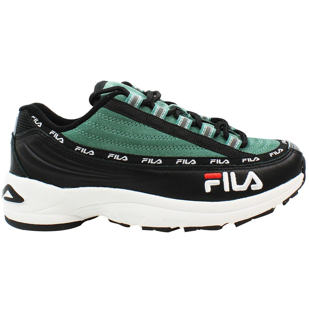 Fila DSTR97 S Womens Black/Teal Trainers