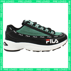 Fila DSTR97 S Womens Black/Teal Trainers NO BOX