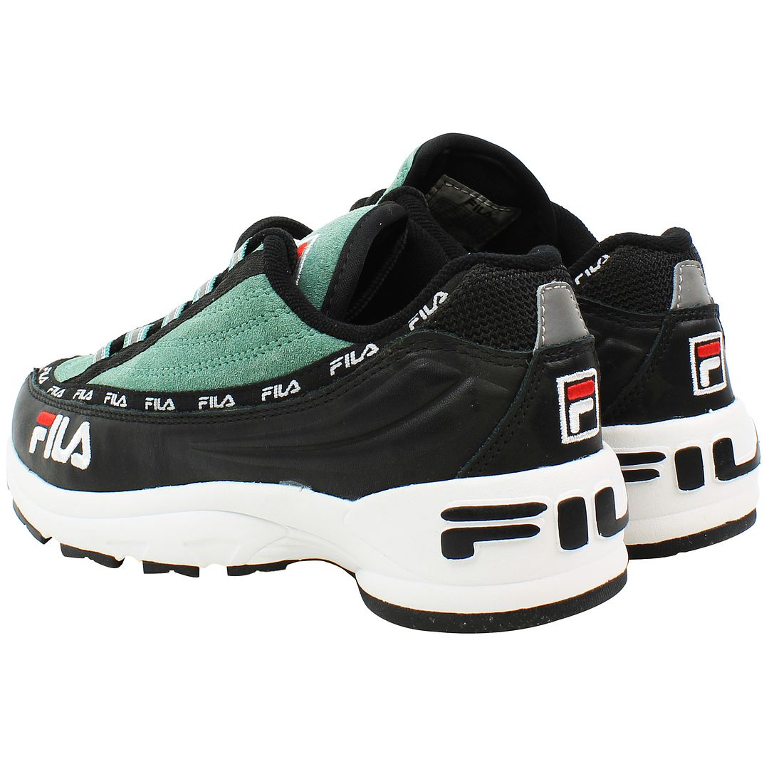 Fila DSTR97 S Womens Black/Teal Trainers