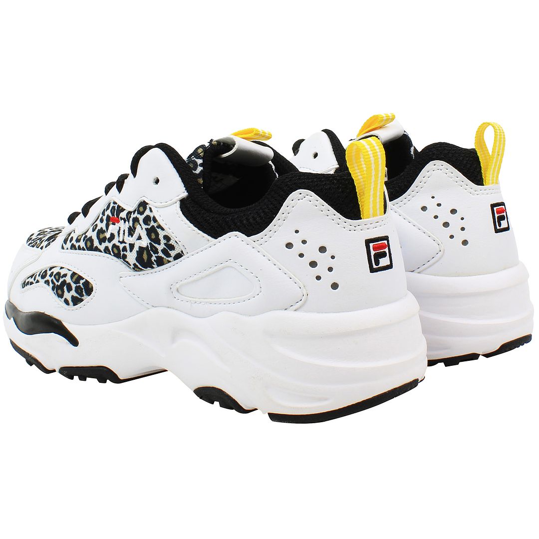 Fila Ray Tracer Womens White/Black Trainers