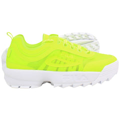 Fila Disruptor Run Womens Yellow Trainers