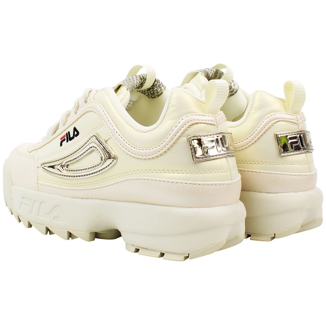 Fila Disruptor N Low Womens Beige Trainers