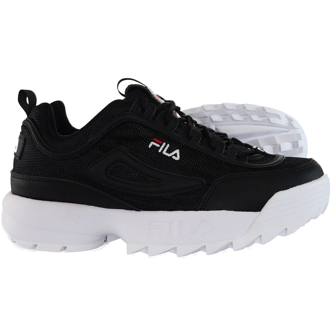 Fila Disruptor A Kids Black Trainers