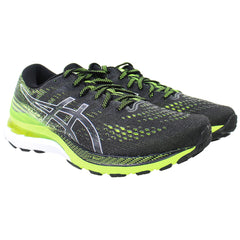 Asics Gel-Kayano 28 Mens Black/Green Running Shoes