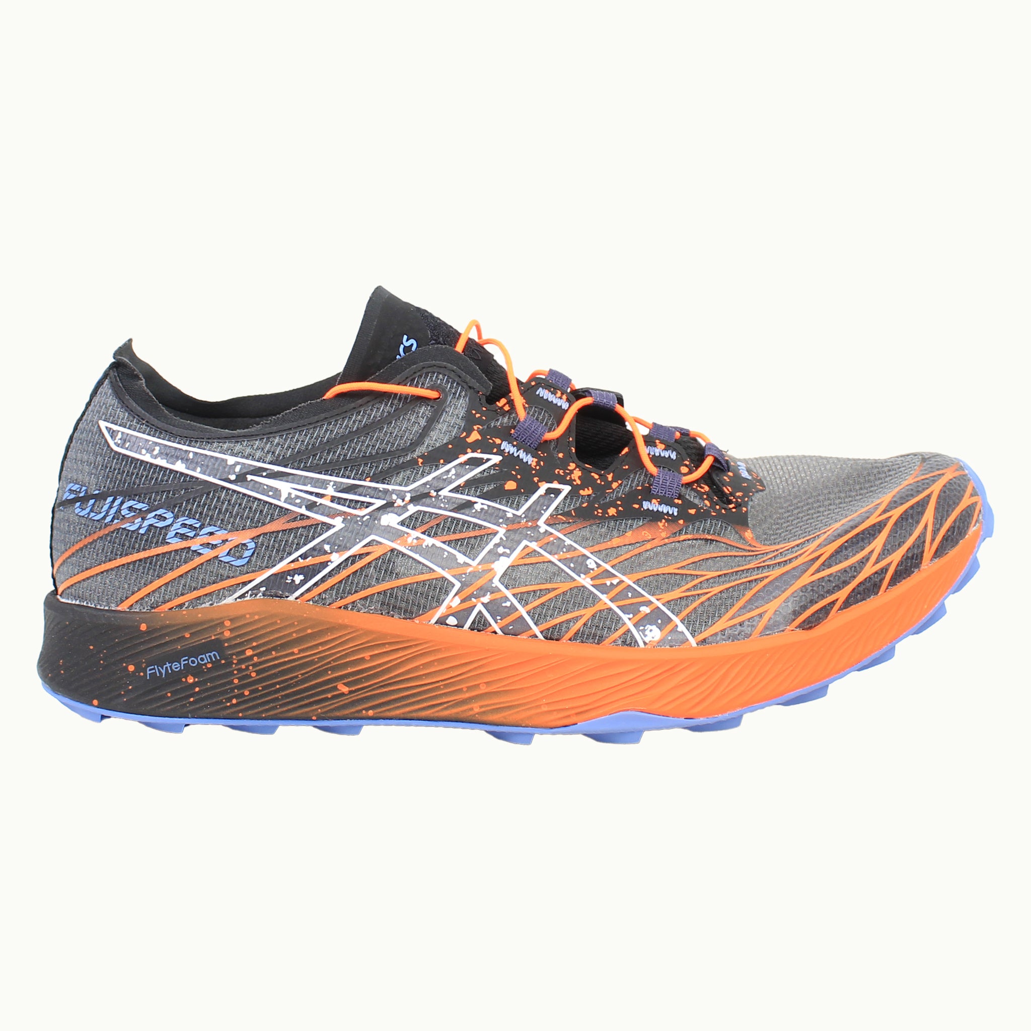 Asics FujiSpeed Mens Black Running Shoes NO BOX