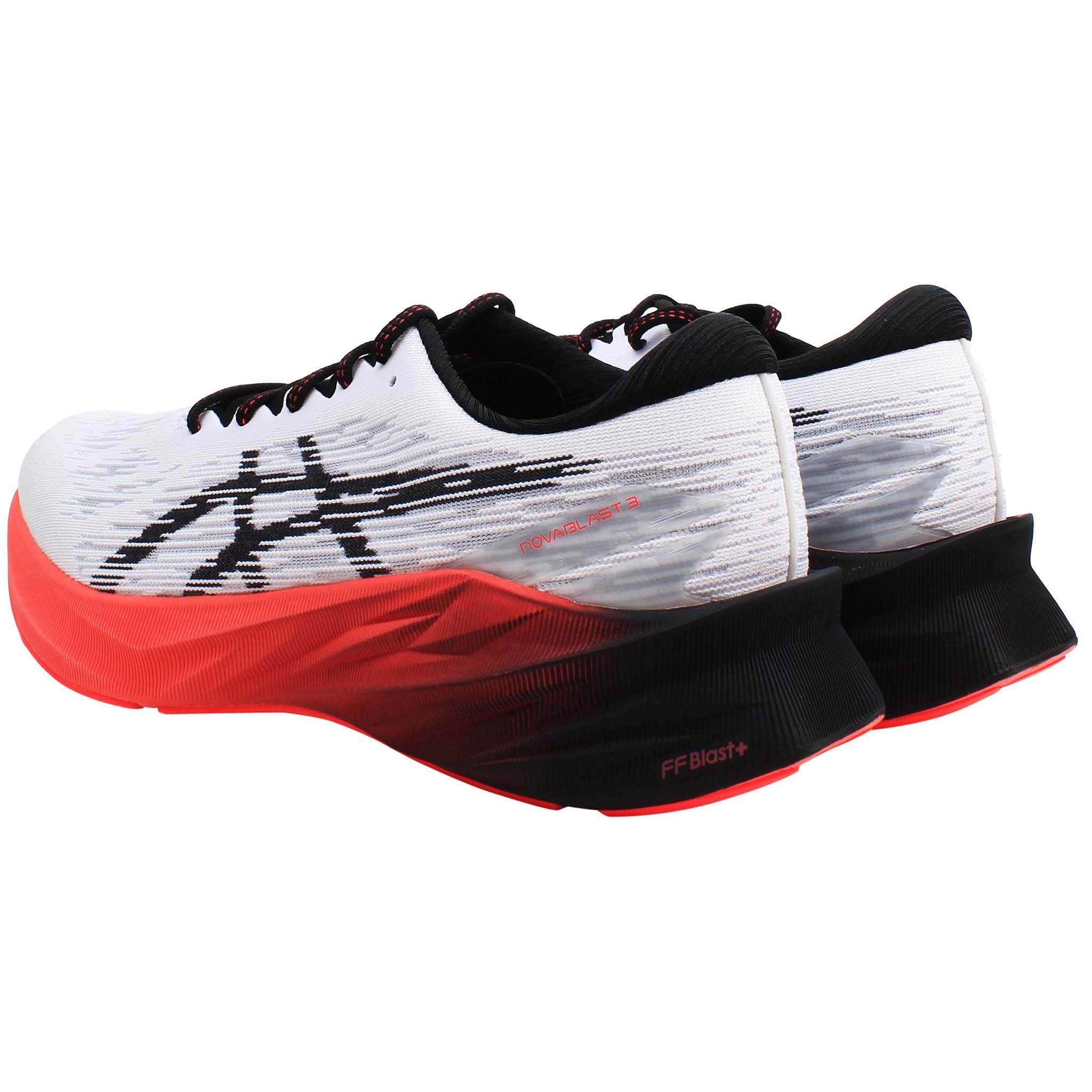 Asics Novablast 3 Mens White Running Shoes