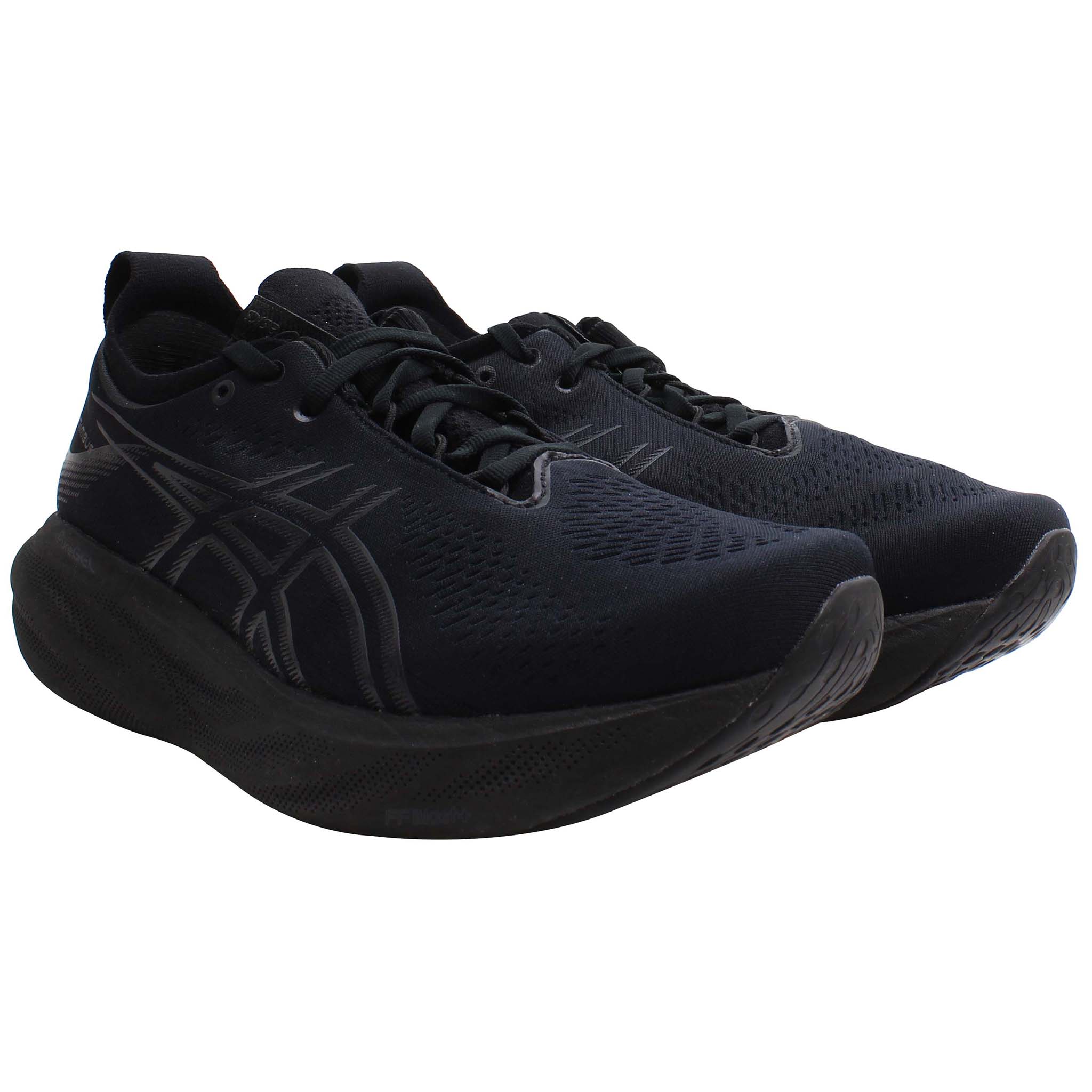 Asics Gel-Nimbus 25 Mens Black Running Shoes