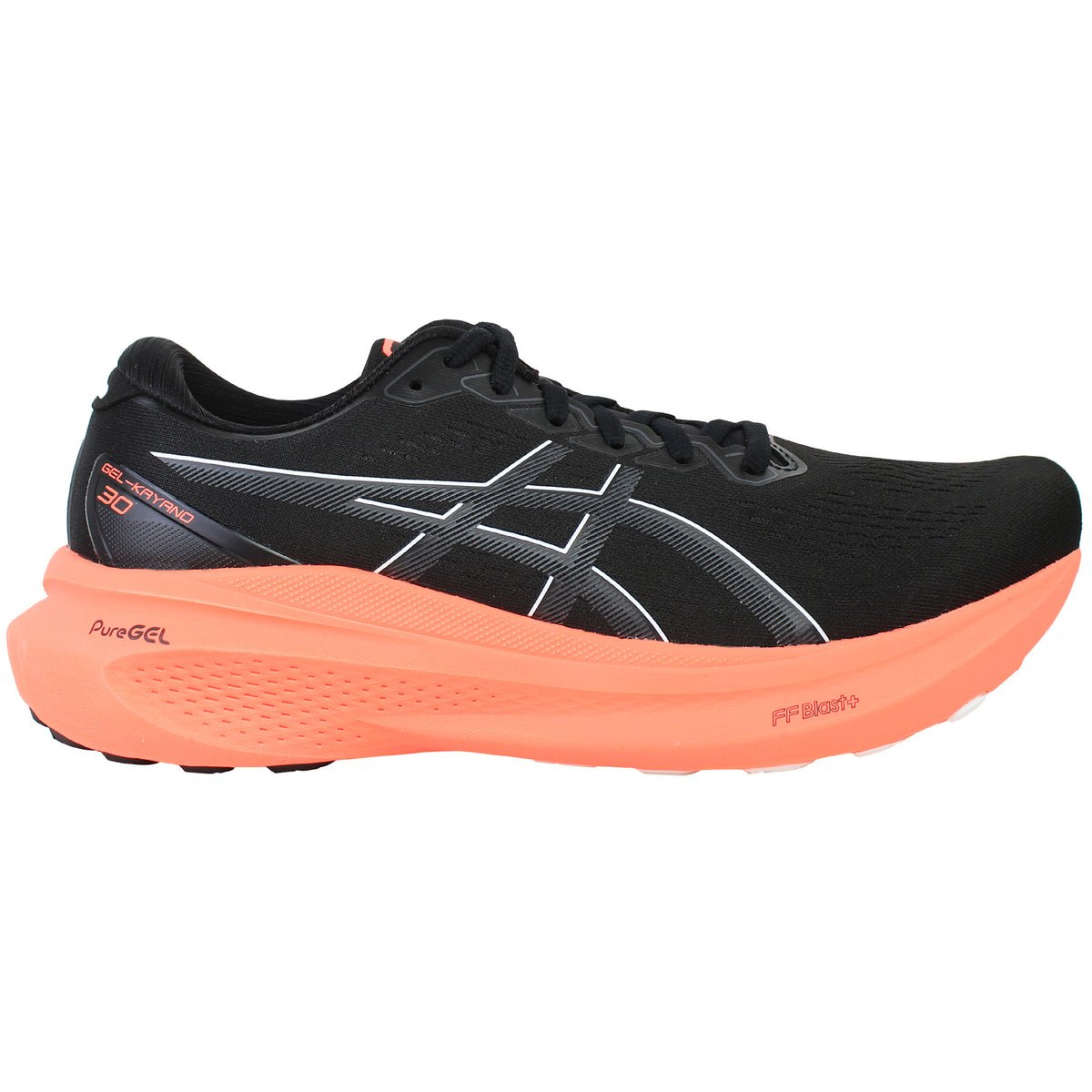 Asics Gel-Kayano 30 Mens Black Running Shoes