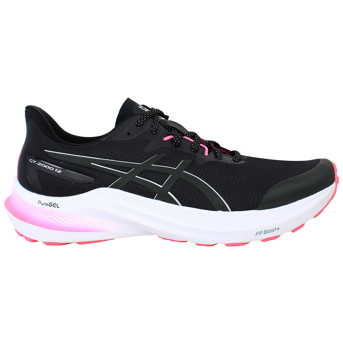 Asics GT-2000 12 Lite-Show Mens Black Running Shoes
