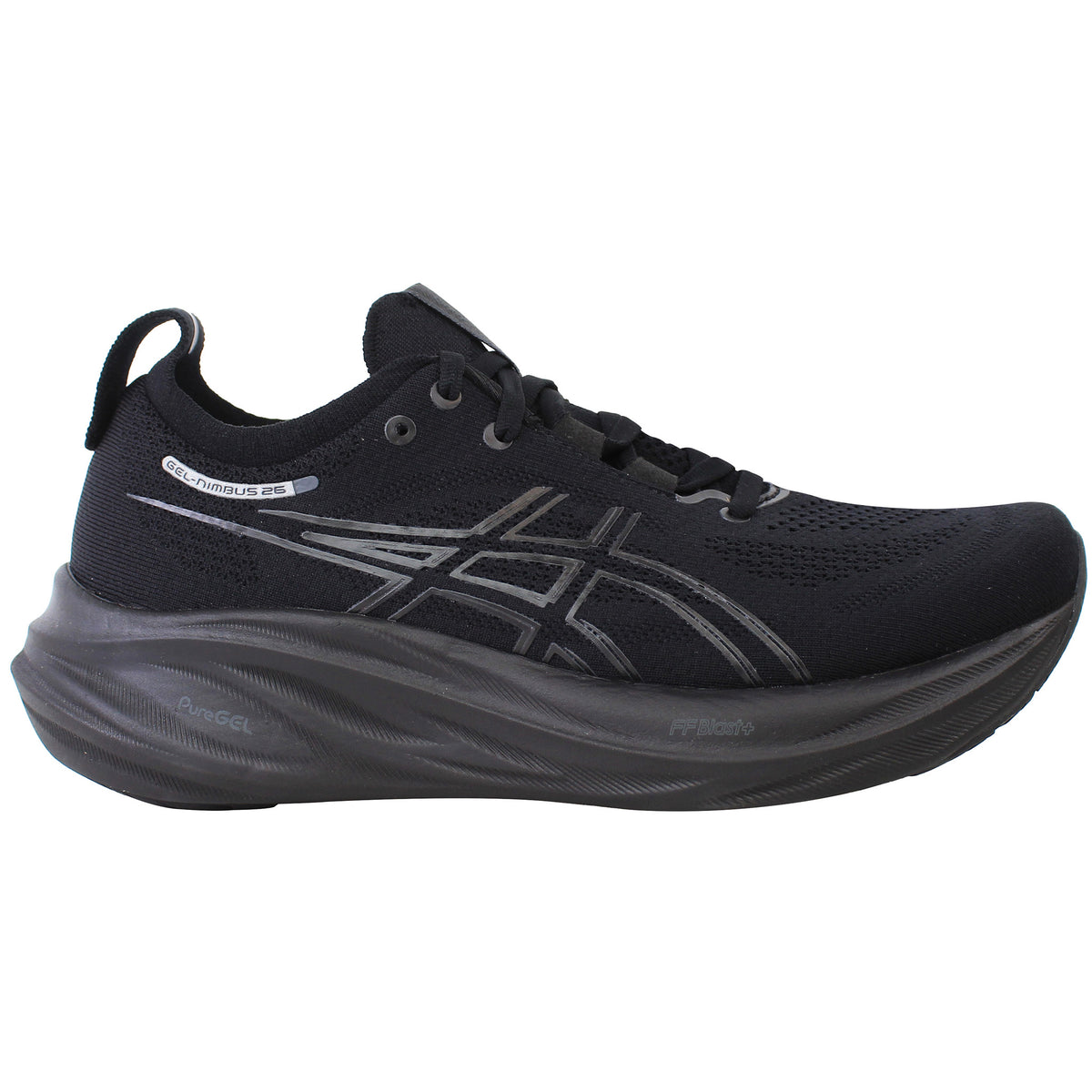 Asics Gel-Nimbus 26 Mens Black Running Shoes