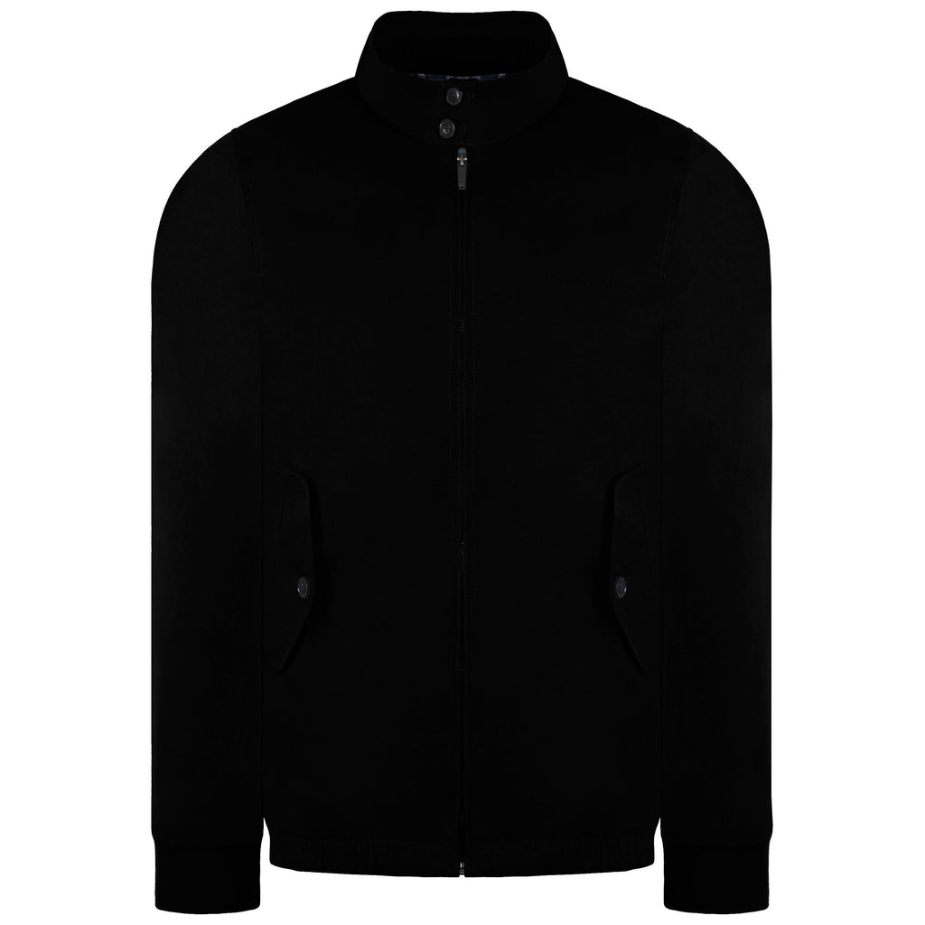 Ben Sherman Signature Mens Black Harrington Jacket