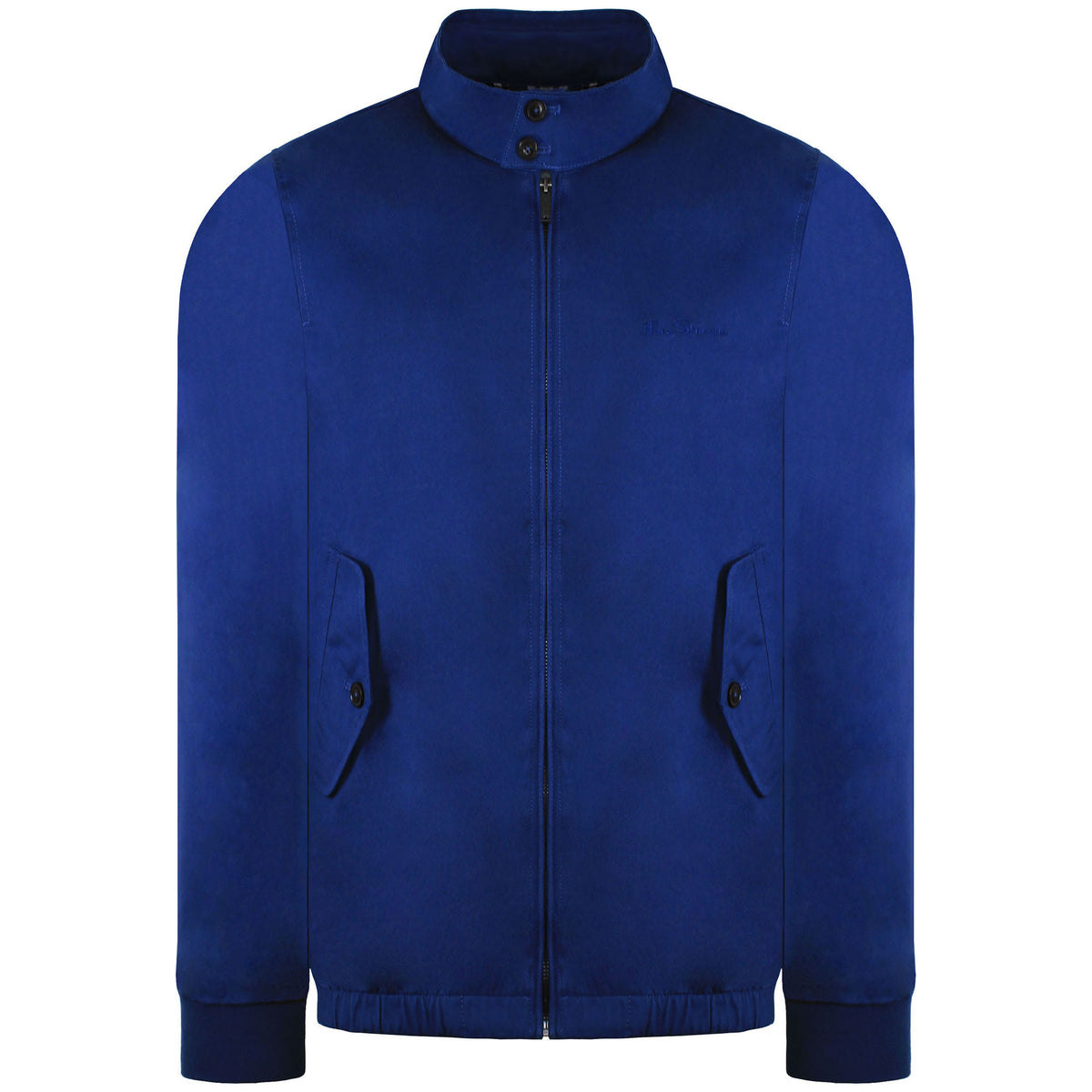 Ben Sherman Signature Mens Blue Harrington Jacket