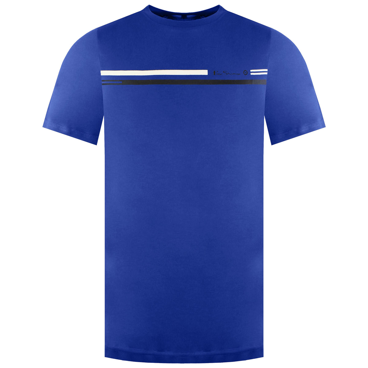 Ben Sherman Seasonal Stripe Mens Blue T-Shirt