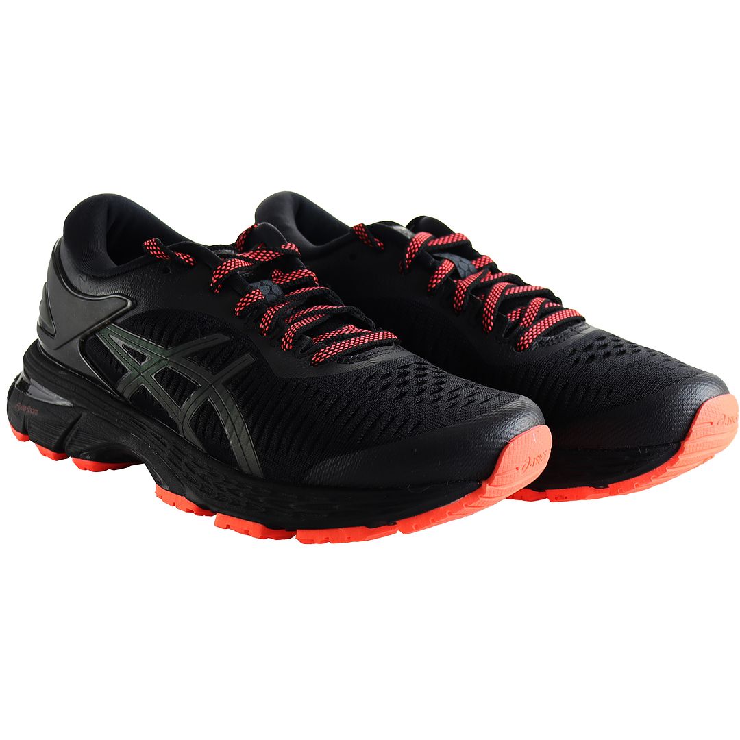 Asics Gel-Kayano 25 Lite-Show Womens Black Running Trainers