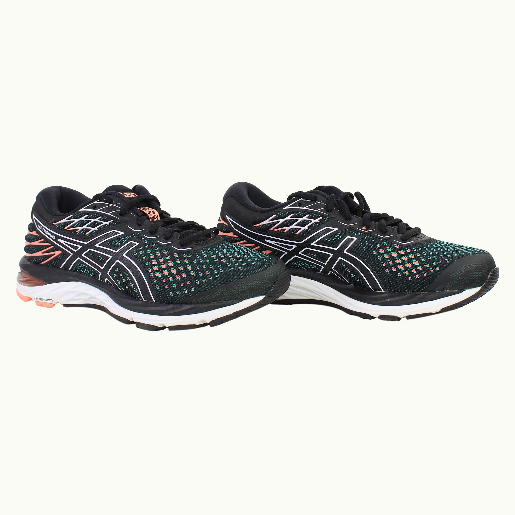 Asics Gel-Cumulus 21 Womens Black Running Shoes NO BOX