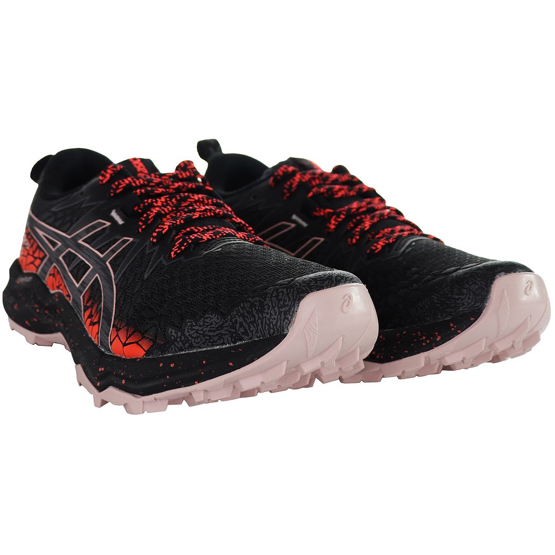 Asics FujiTrabuco Lyte Womens Black Running Trainers