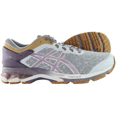 Asics Gel-Kayano 26 Womens Grey Running Trainers