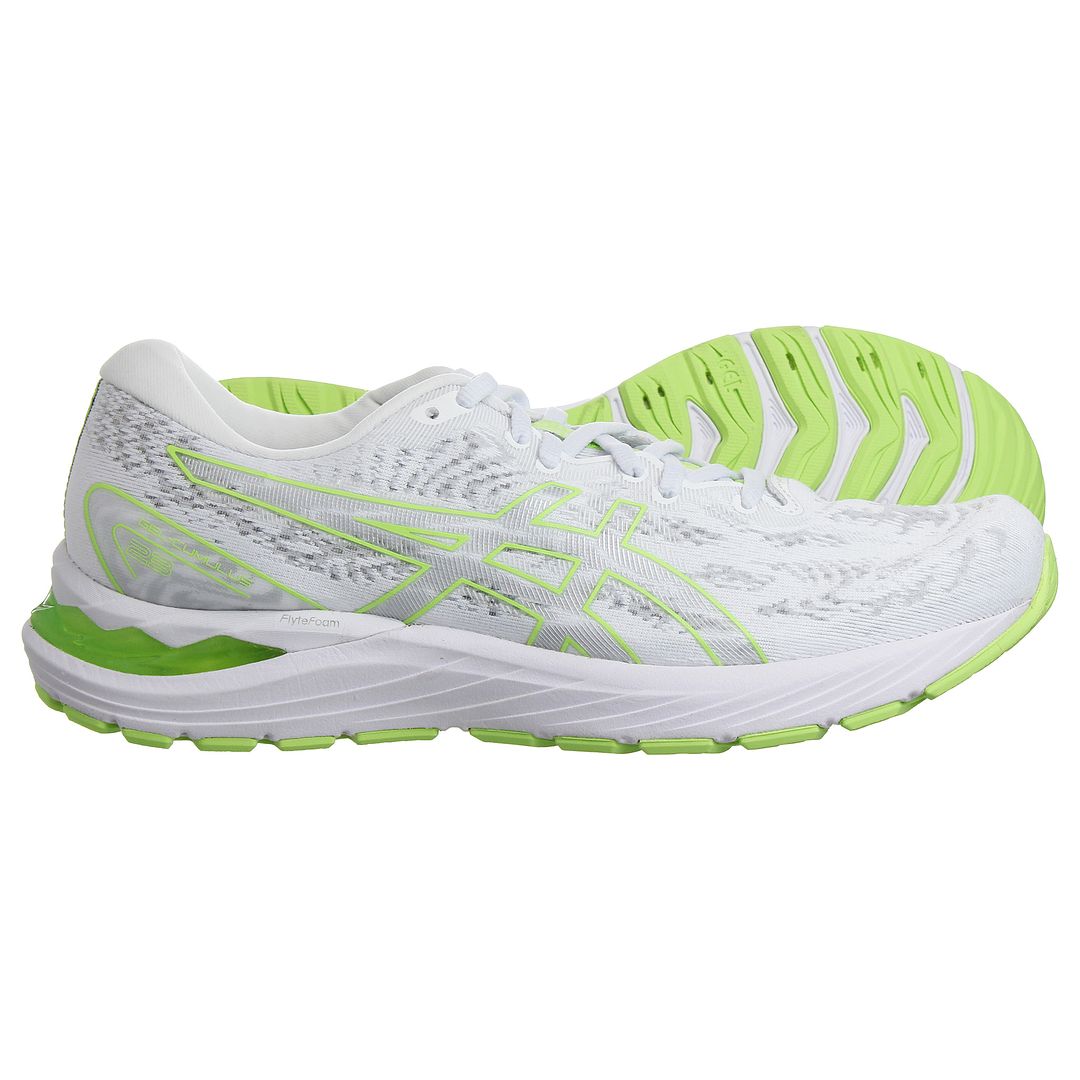 Asics Gel-Cumulus 23 Womens White Running Trainers