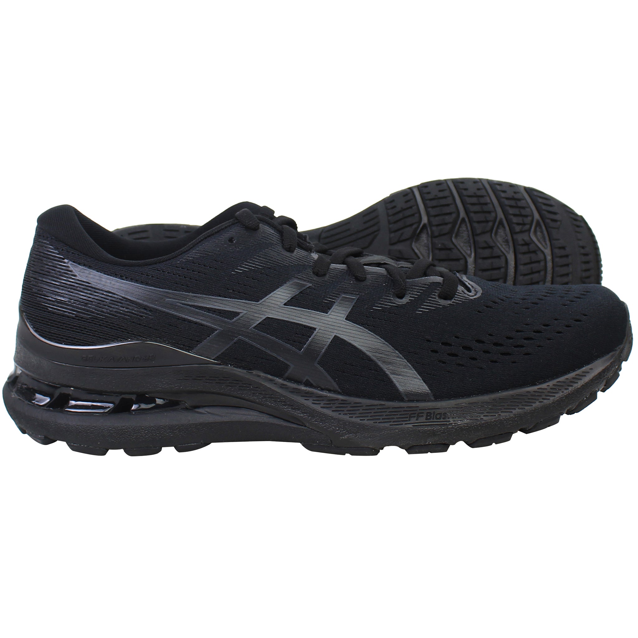 Asics Gel-Kayano 28 Womens Black Running Shoes