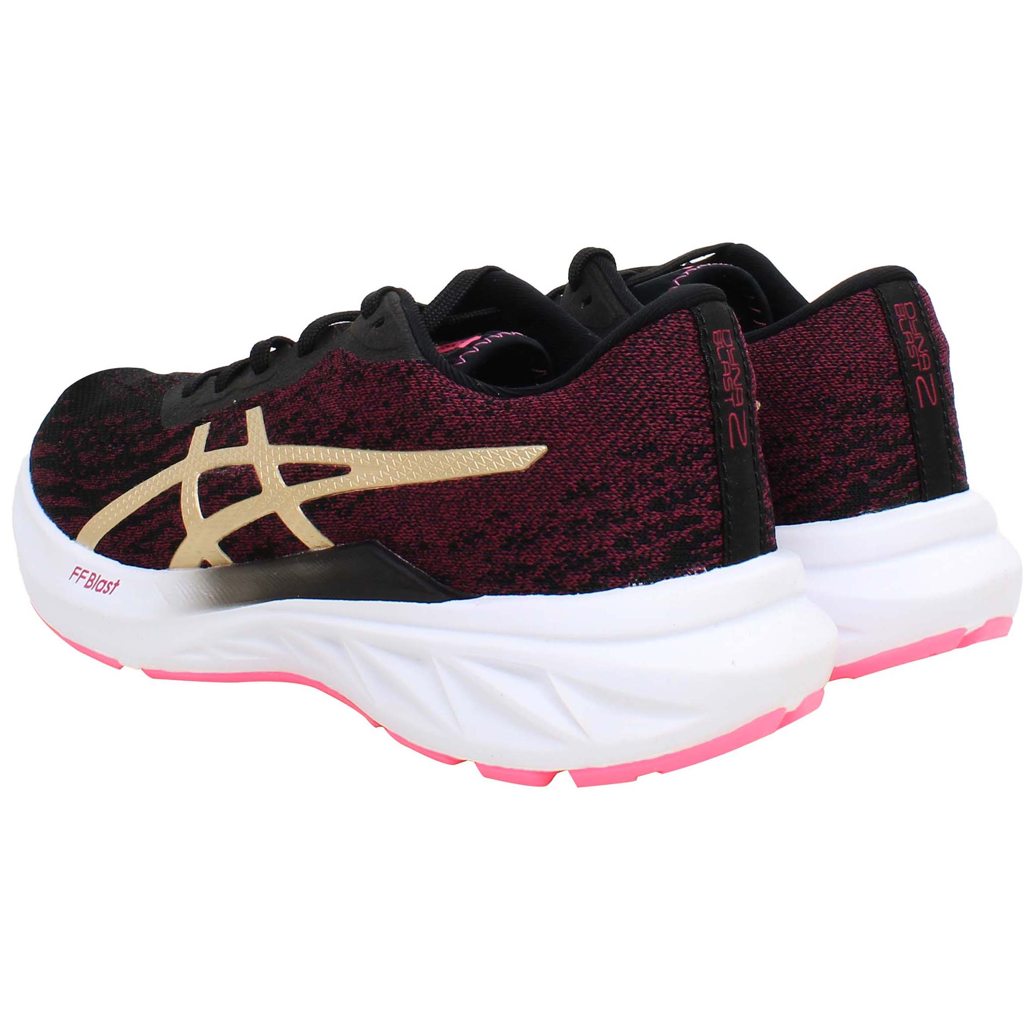 Asics Dynablast 2 Womens Black/Pink Running Shoes