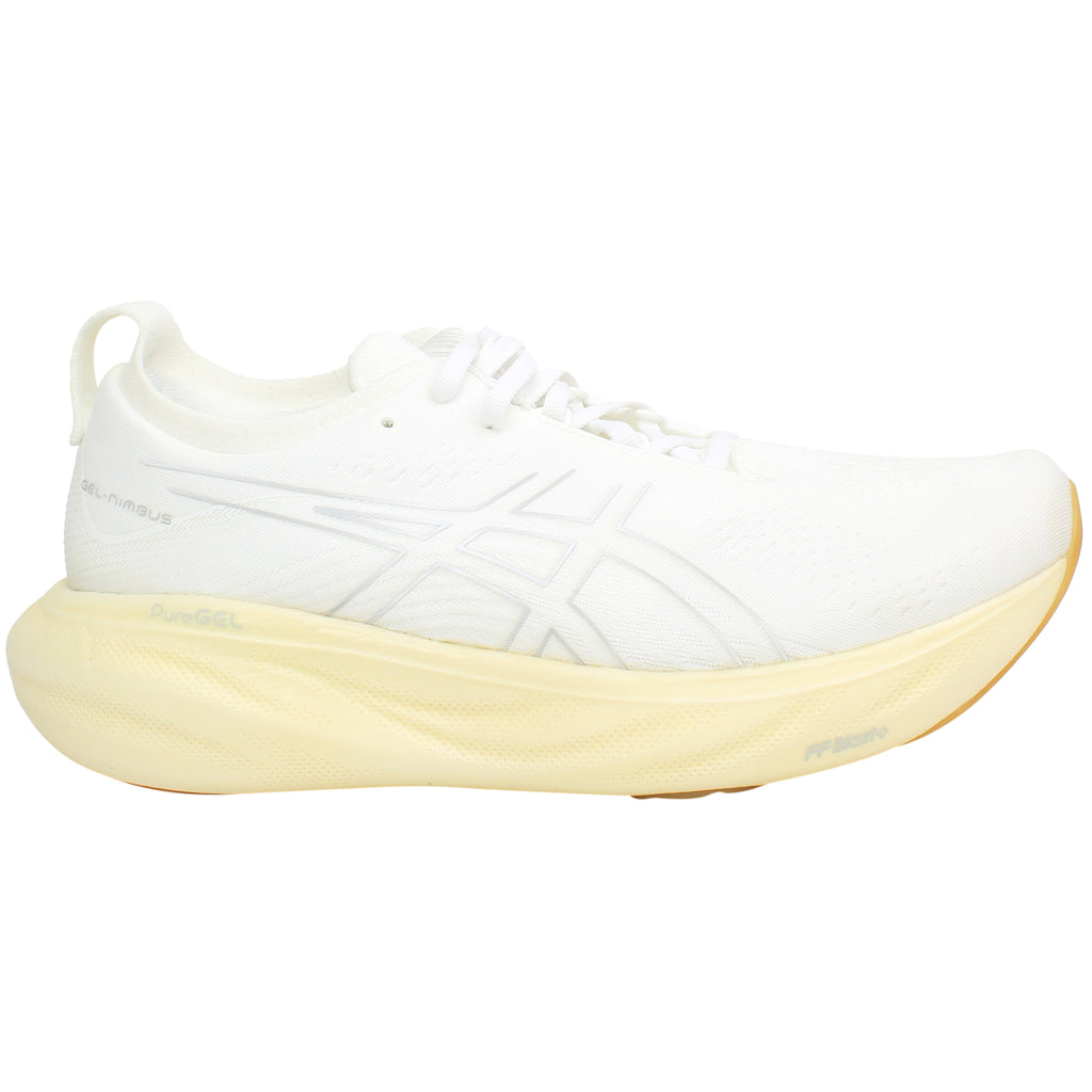 Asics Gel-Nimbus 25 Womens White Running Shoes