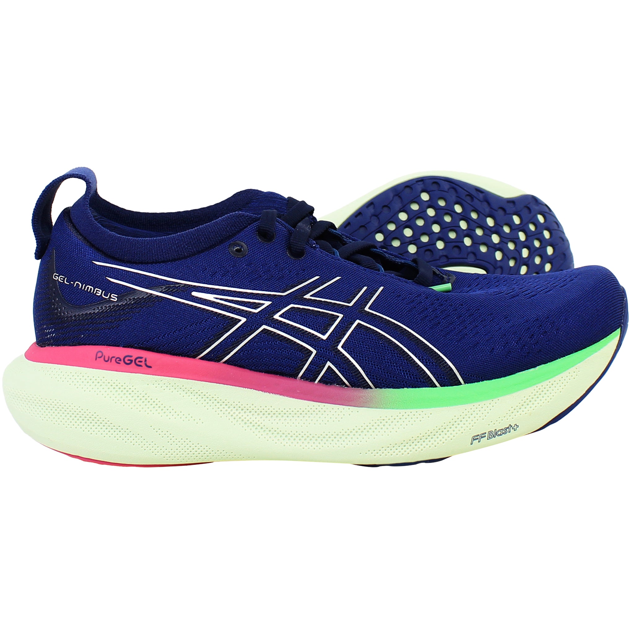 Asics Gel-Nimbus 25 Womens Blue Running Shoes