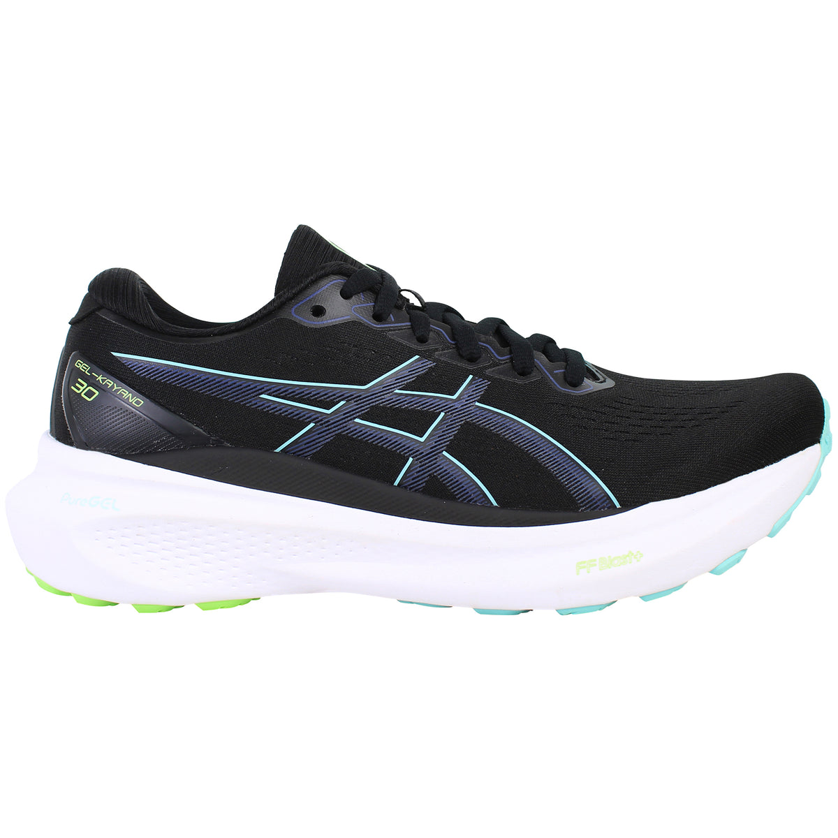 Asics Gel-Kayano 30 Womens Black Running Shoes
