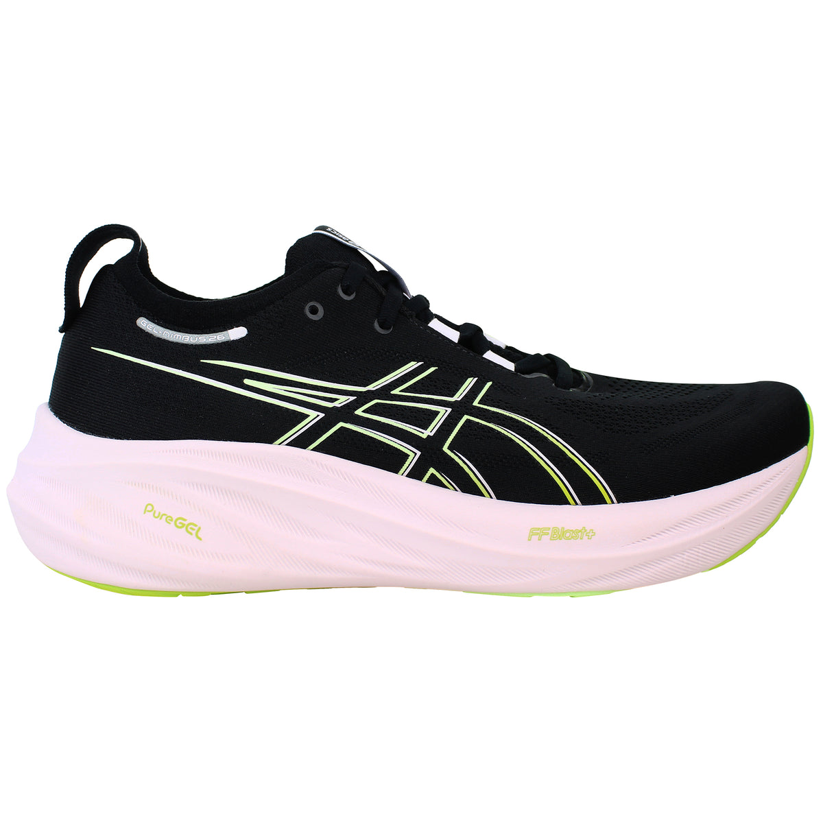 Asics Gel-Nimbus 26 Womens Black Running Shoes