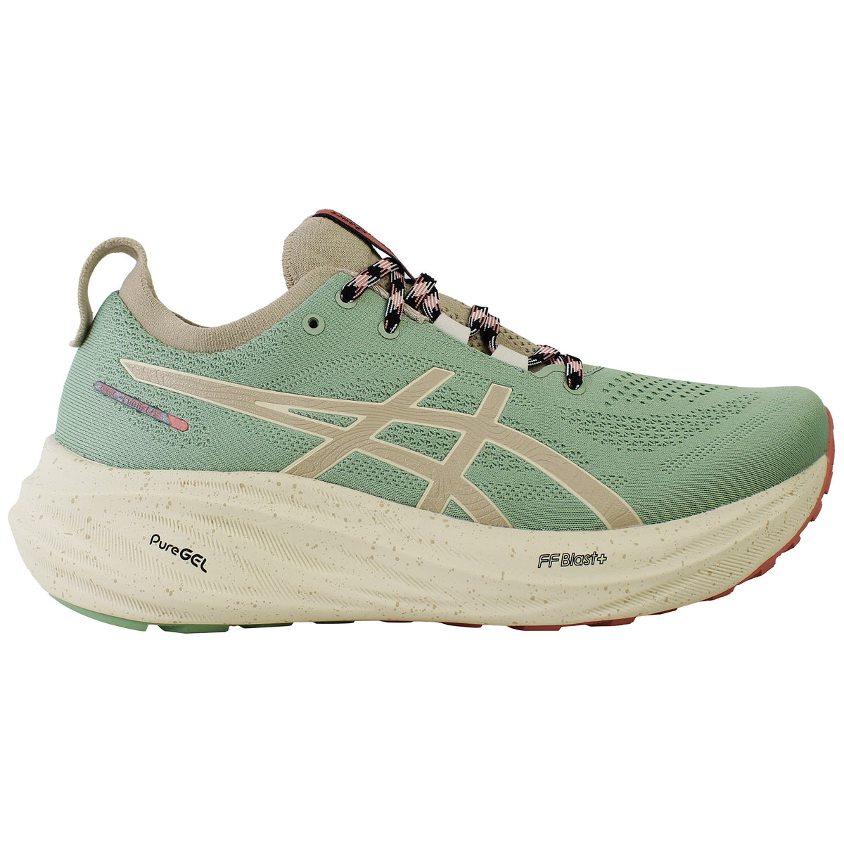 Asics Gel-Nimbus 26 TR Womens Green Running Shoes
