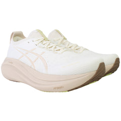 Asics Gel-Nimbus 27 Womens Beige Running Shoes