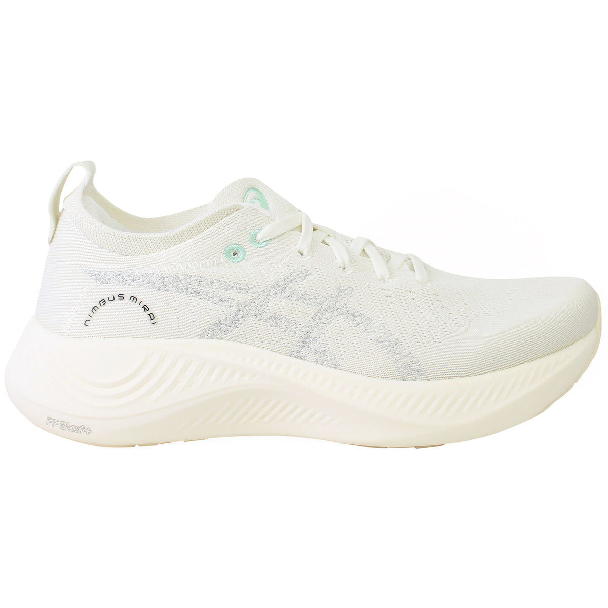 Asics Nimbus Mirai Mens White Running Shoes