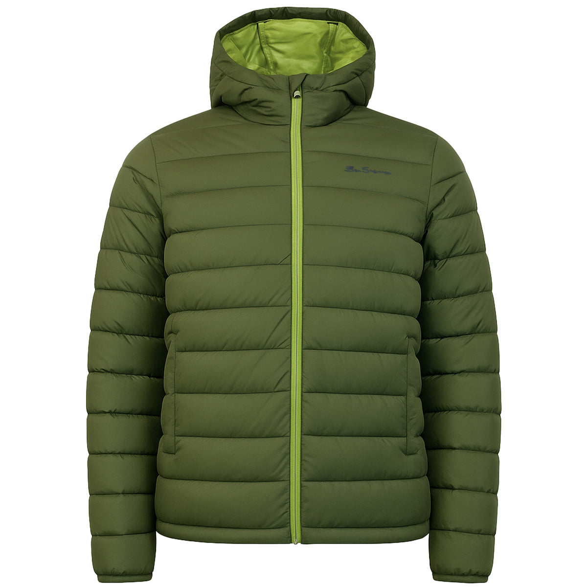 Ben Sherman Signature Mens Khaki Padded Jacket