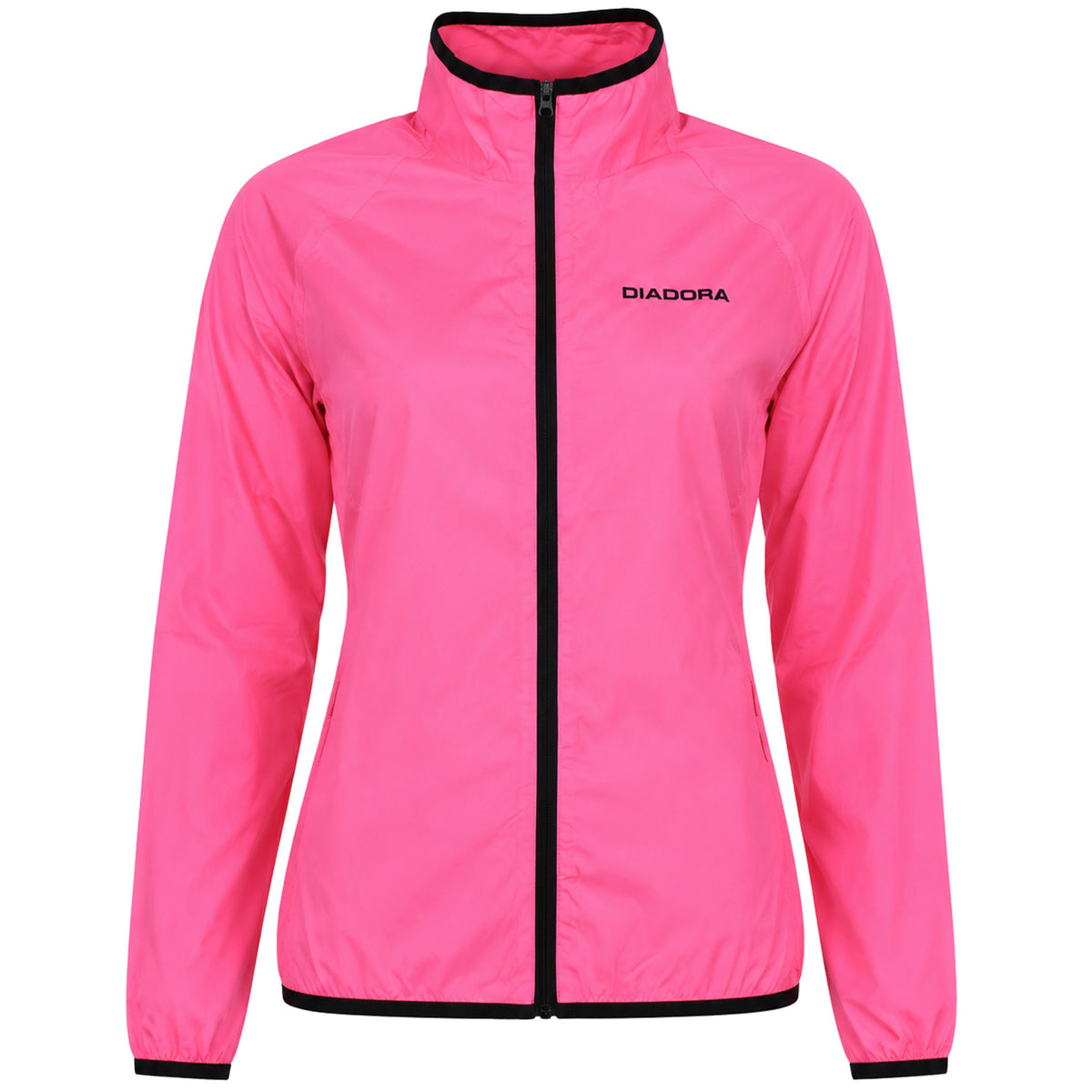 Diadora Logo Womens Pink Windstopper Jacket