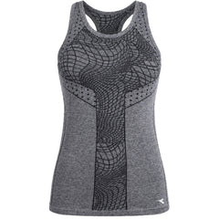 Diadora Seamless Womens Grey Running Vest