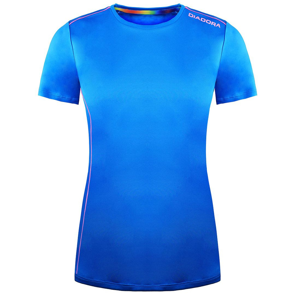 Diadora Run Womens Blue T-Shirt