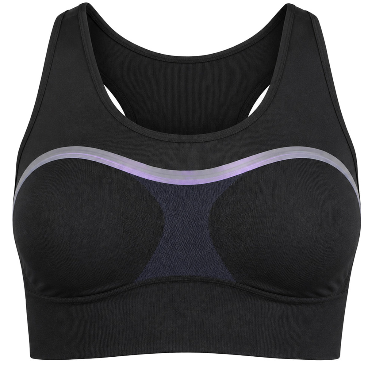 Diadora Glamfit Womens Black Sports Bra