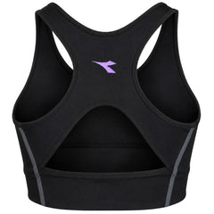 Diadora Glamfit Womens Black Sports Bra