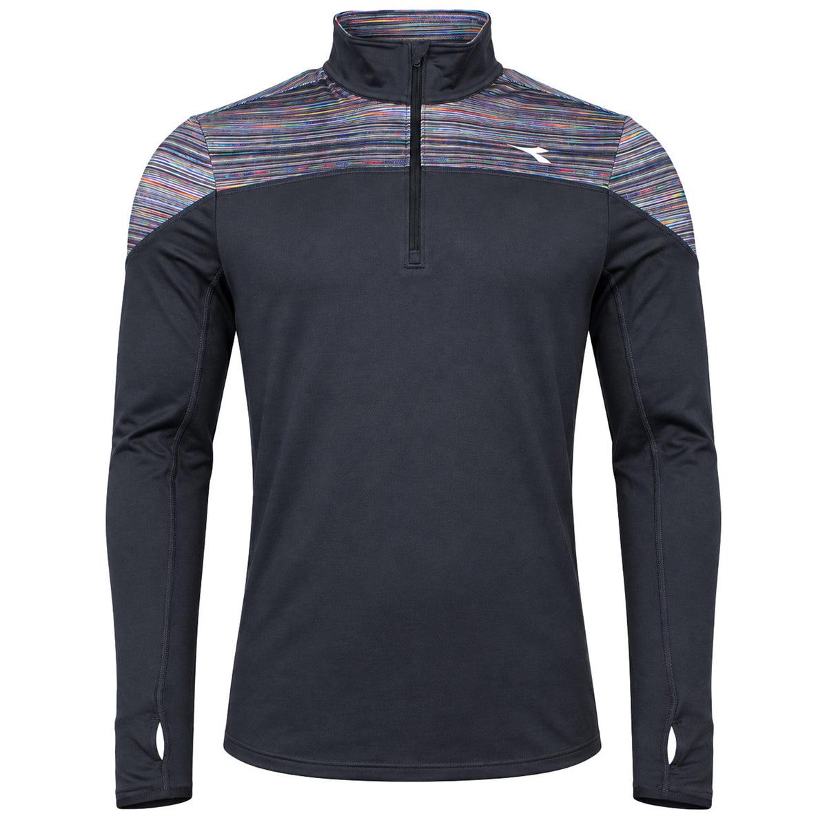 Diadora Warm Up Mens Black Top