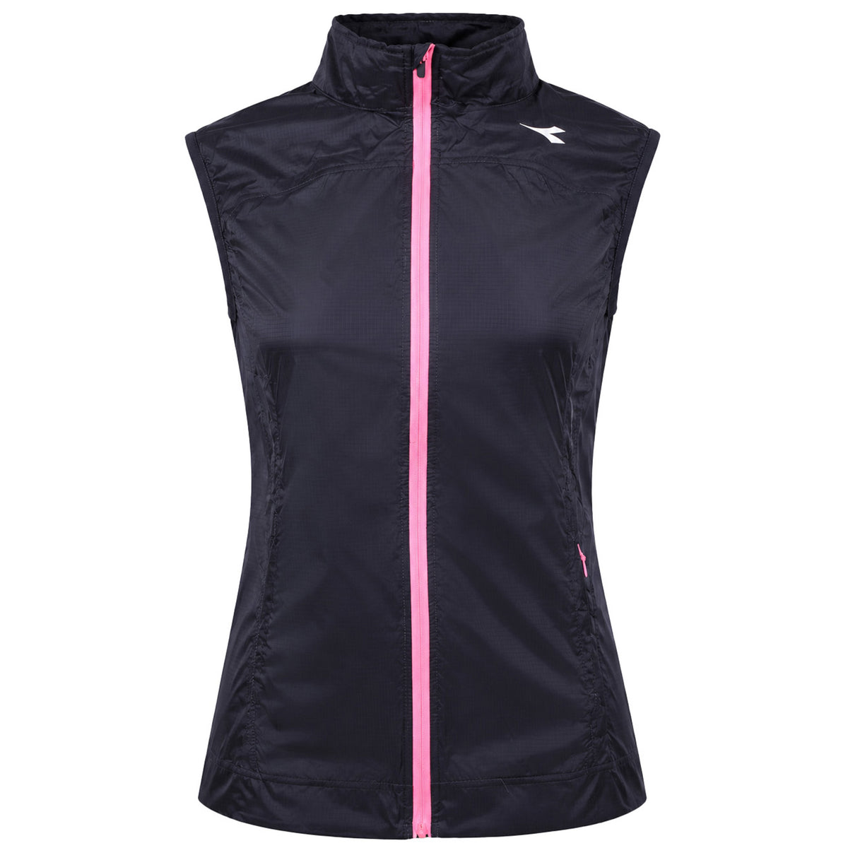 Diadora Logo Womens Black Vest