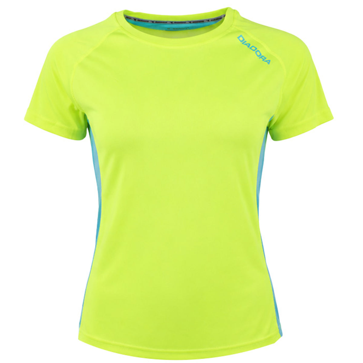 Diadora Eventi Womens Yellow T-Shirt