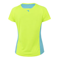 Diadora Eventi Womens Yellow T-Shirt