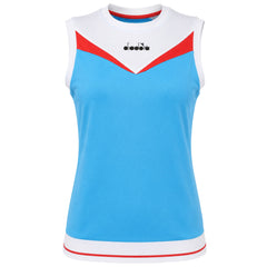 Diadora Clay Womens Blue Vest