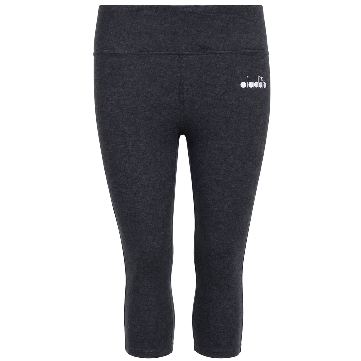 Diadora Logo Womens Dark Grey 3/4 Leggings